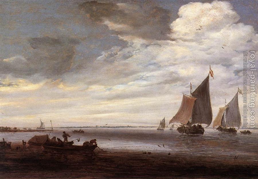 Salomon Van Ruysdael : River Scene II